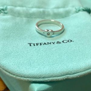 Tiffany & Co Mini Heart Diamond Ring